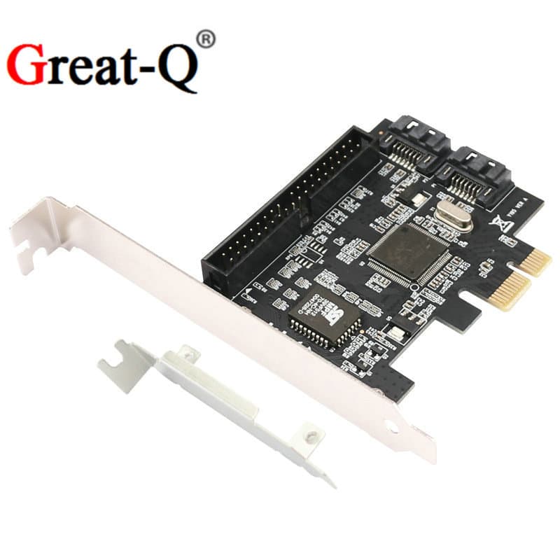 PCIE to SATA Adapter card PCI to ESATA + IDE hard disk interface expansion card disk array card