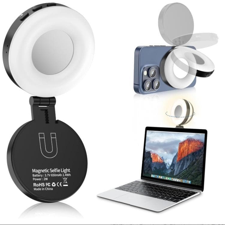 Cross-Border M28 Magnetic Mobile Phone Fill Light Portable Outdoor Live Broadcast Photo LED Flash Beauty Light Photography Lighting Light