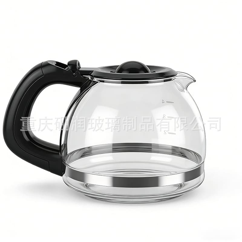 Cross-border new wholesale 4-cup glass coffee pot drip coffee machine accessories replacement pot