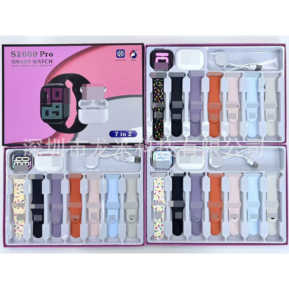 S2000PRO Smartwatch, new SERIES 10 series, multiple watch straps, 7+1 sports pedometer watch, a cross-border bestseller.