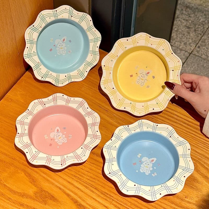 High-Quality Rabbit-Shaped Baking Bowl for Air Fryer, Fruit Salad, Yogurt, Oven-Safe