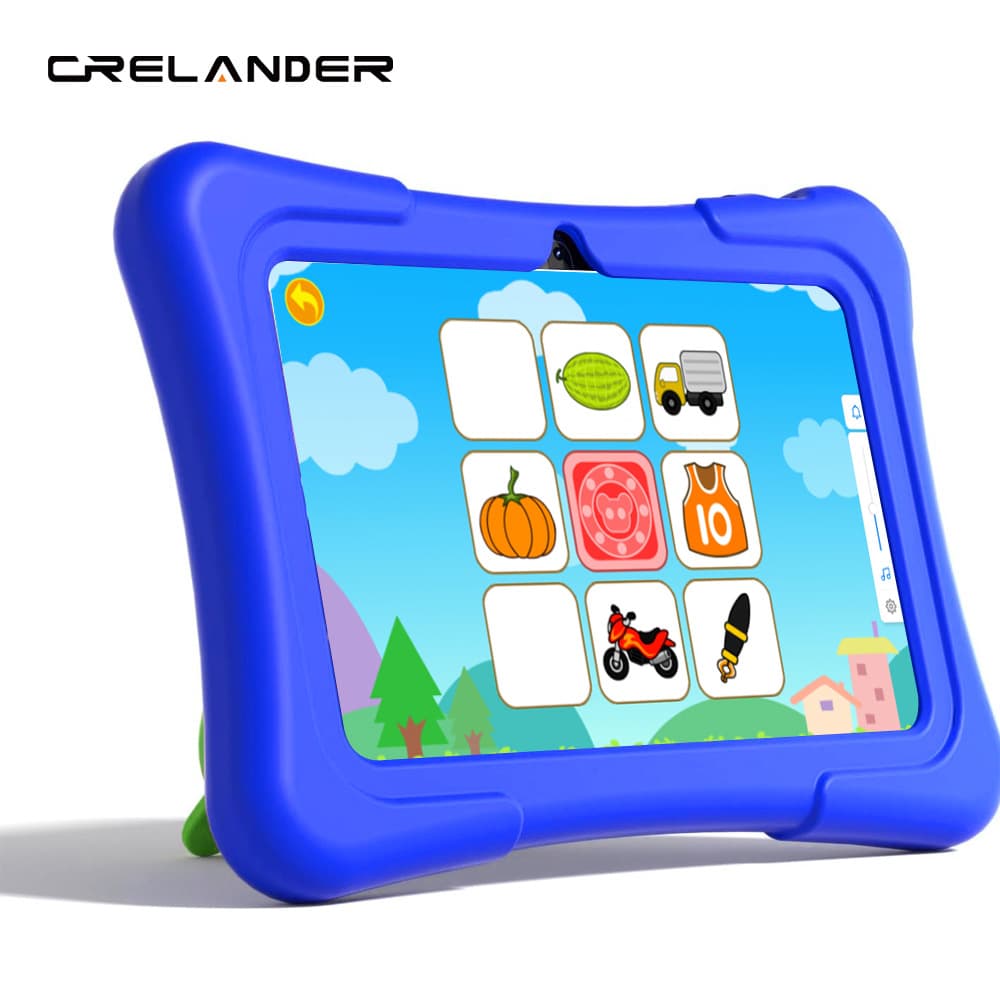 CRELANDER K107 Kids Tablet 7 Inch Quad-Core 4GB 32GB Cross-Mirror Learning Tablet