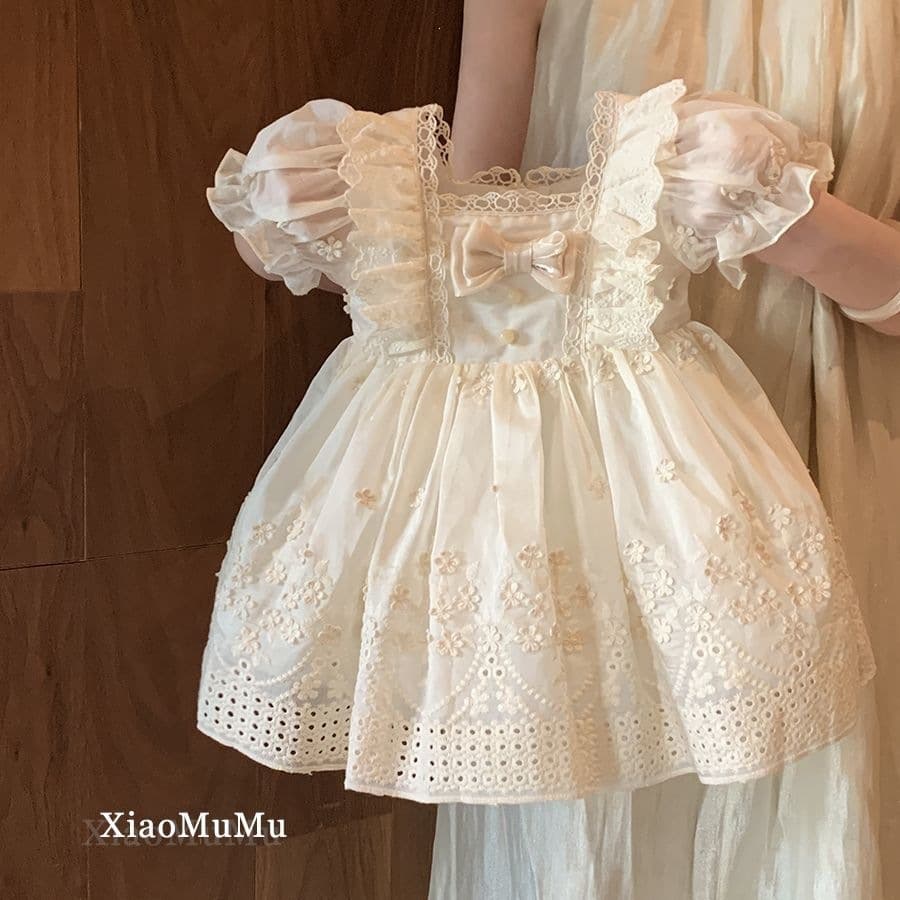 Girls Lolita dress 2026 summer new one-year-old dress baby birthday French style princess dress