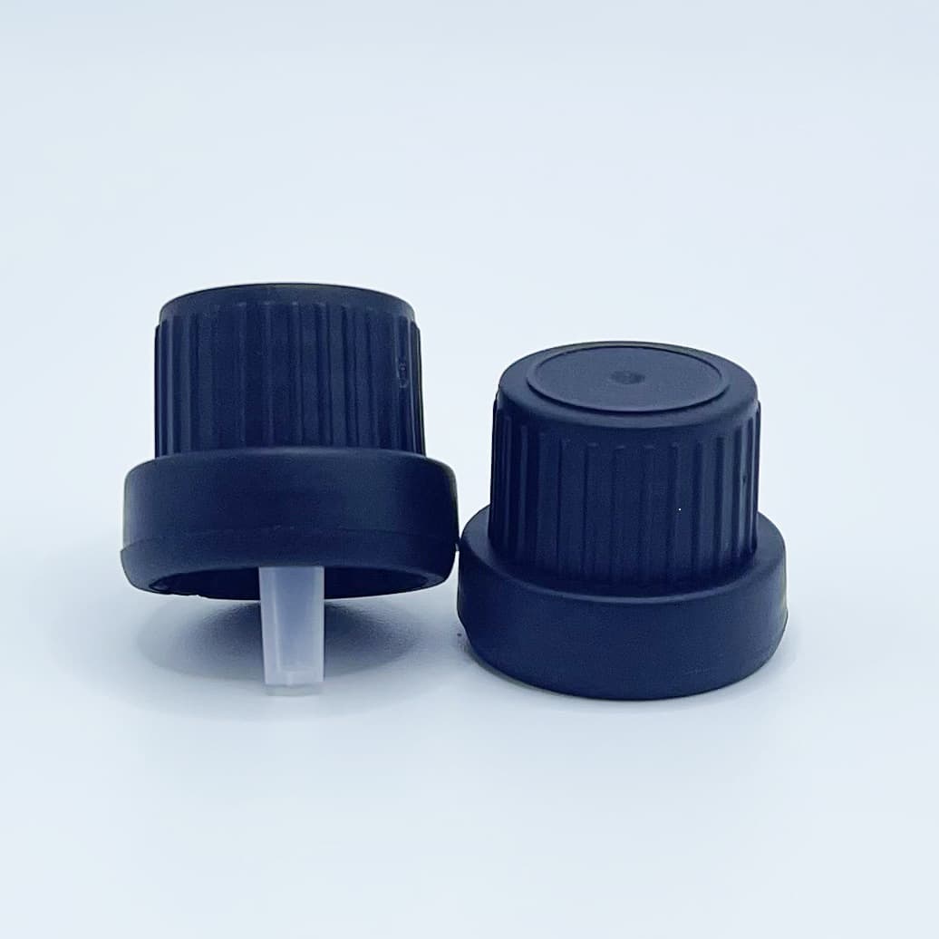 18-Tooth Large Head Tamper-Proof Cap Large Head Essential Oil Bottle Cap Long Inner Plug 5ML-100ML Essential Oil Bottle