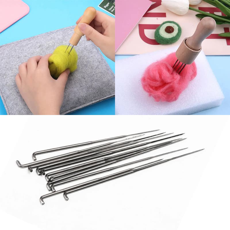 Factory Direct Handmade DIY Non-Woven Wool Felt Needle Felting Tool