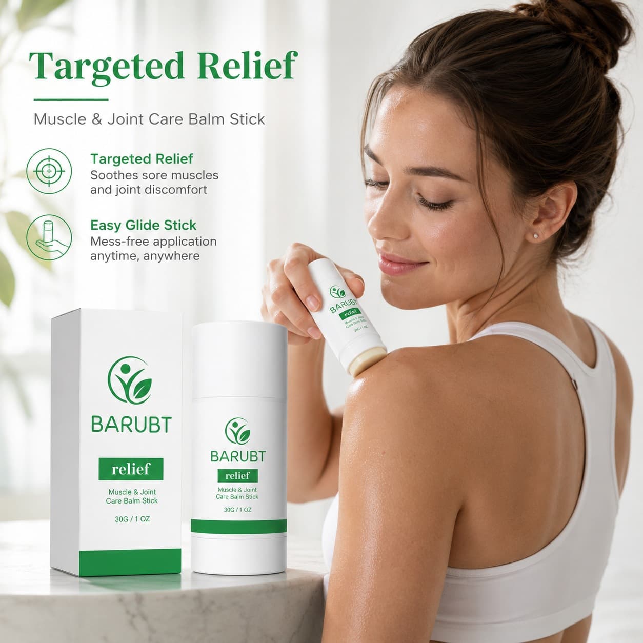 Cross-Border Muscle Joint Care Stick Daily Body Skin Care Moisturizing Refreshing Non-Sticky Care Stick