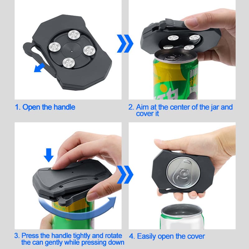 Go Swing Can Opener Cross-border Barware Beverage Bottle Opener Multi-functional Can and Bottle Opener
