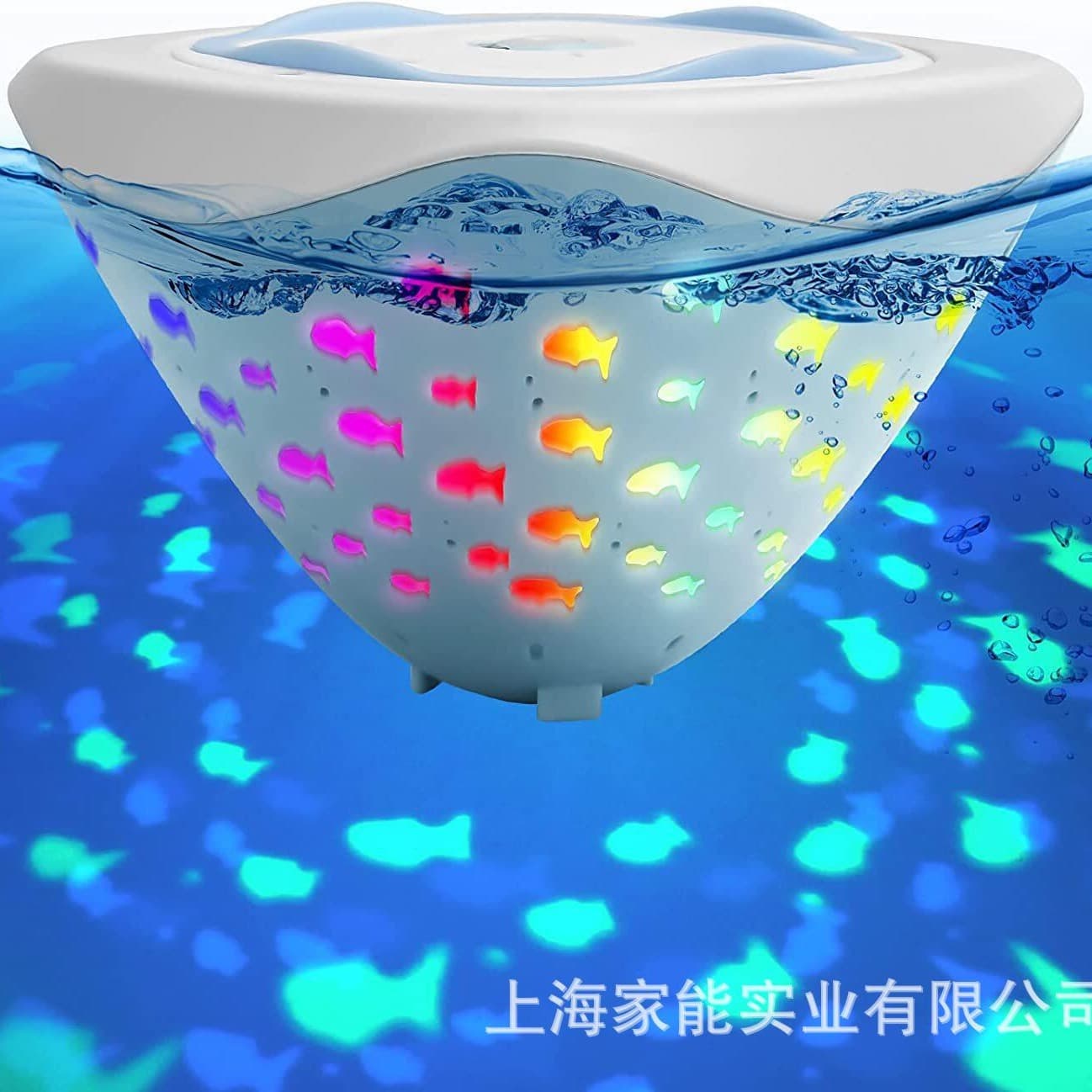 Cross-border Hot-sell LED Waterproof Bathtub Pool Floating Light for Outdoor Pool Parties and Water Projection Decoration