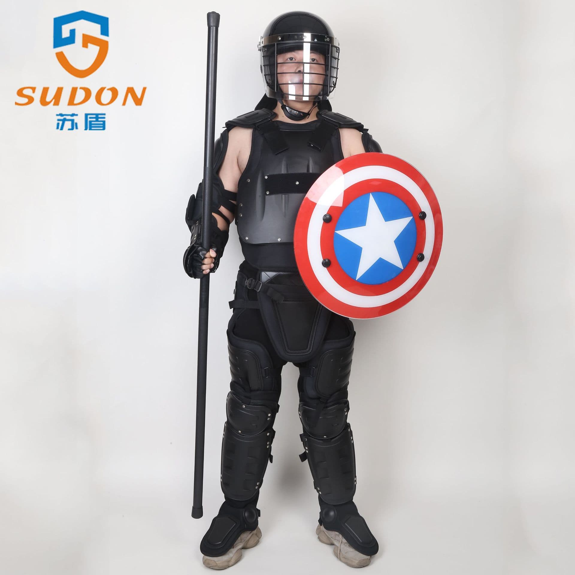 Manufacturer Supplies Cosplay Captain America Shield Role-Playing Handheld Performance Prop Equipment PC Riot Shield