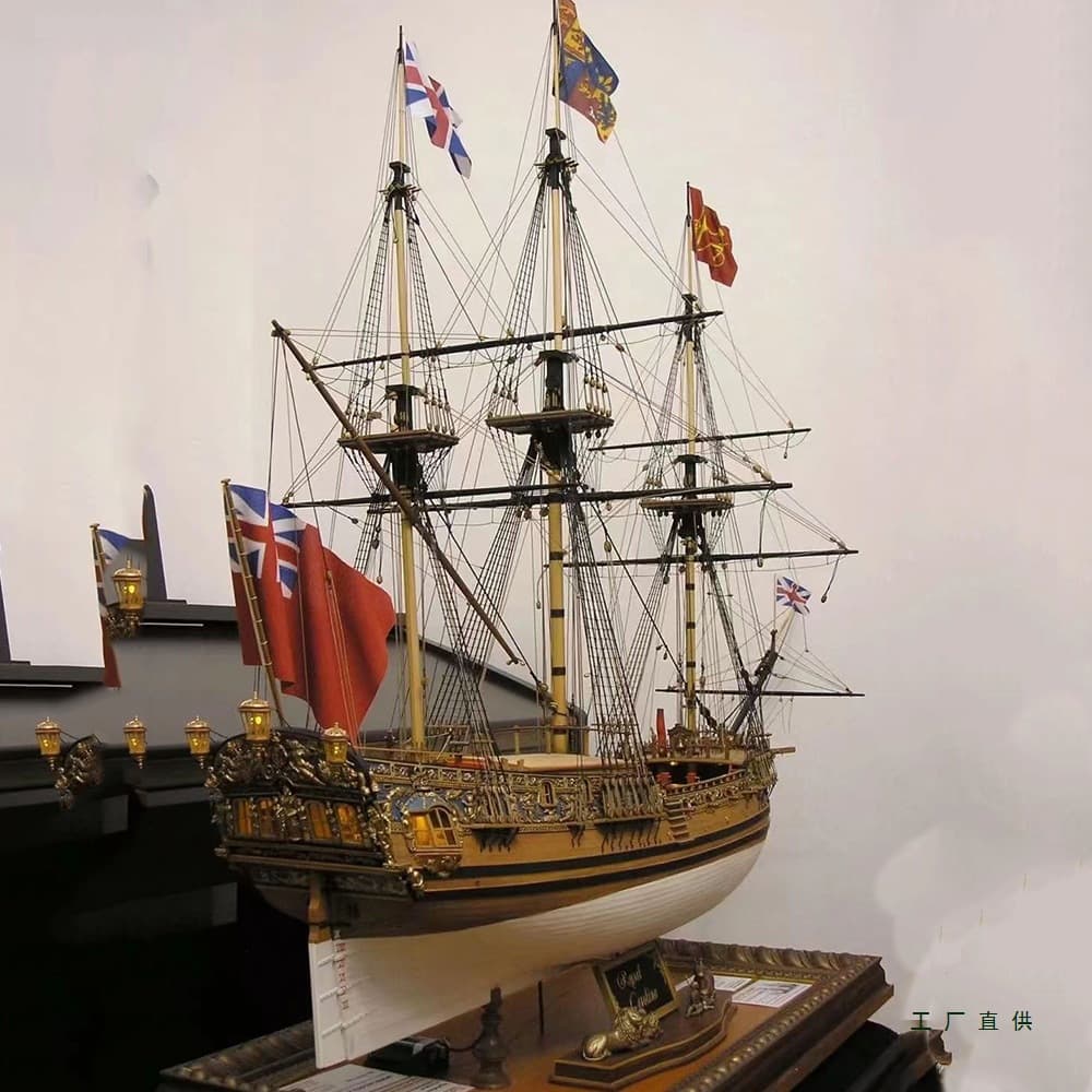 1/50 Wooden Sailboat Model Materials, French Caroline Ship Model, Carrolly Assembly Kit