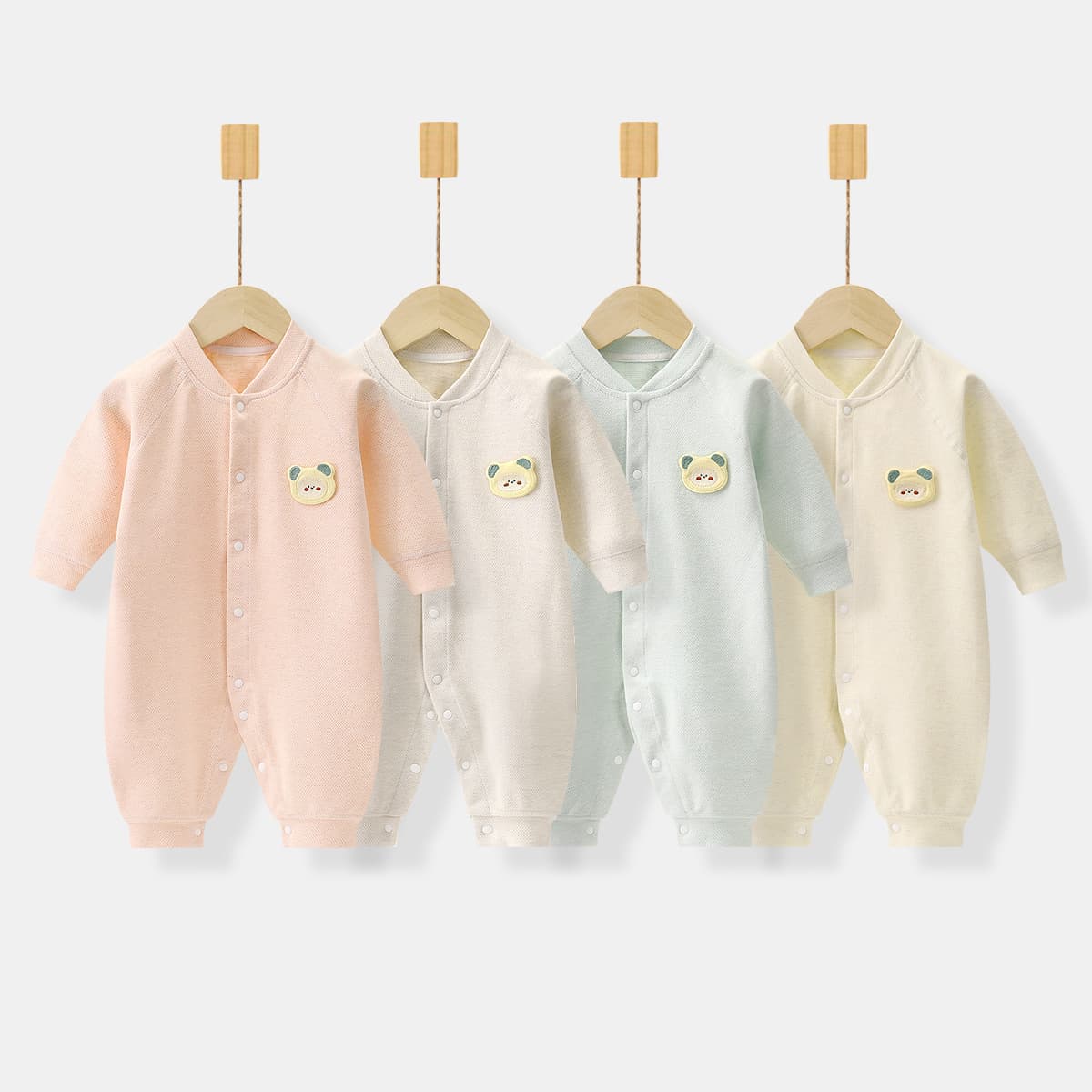 Baby Bodysuit Spring Autumn Cotton Class A Newborn Clothes Long Sleeve Pajamas Boy Girl Baby Autumn Hasp Suit Crawling Suit