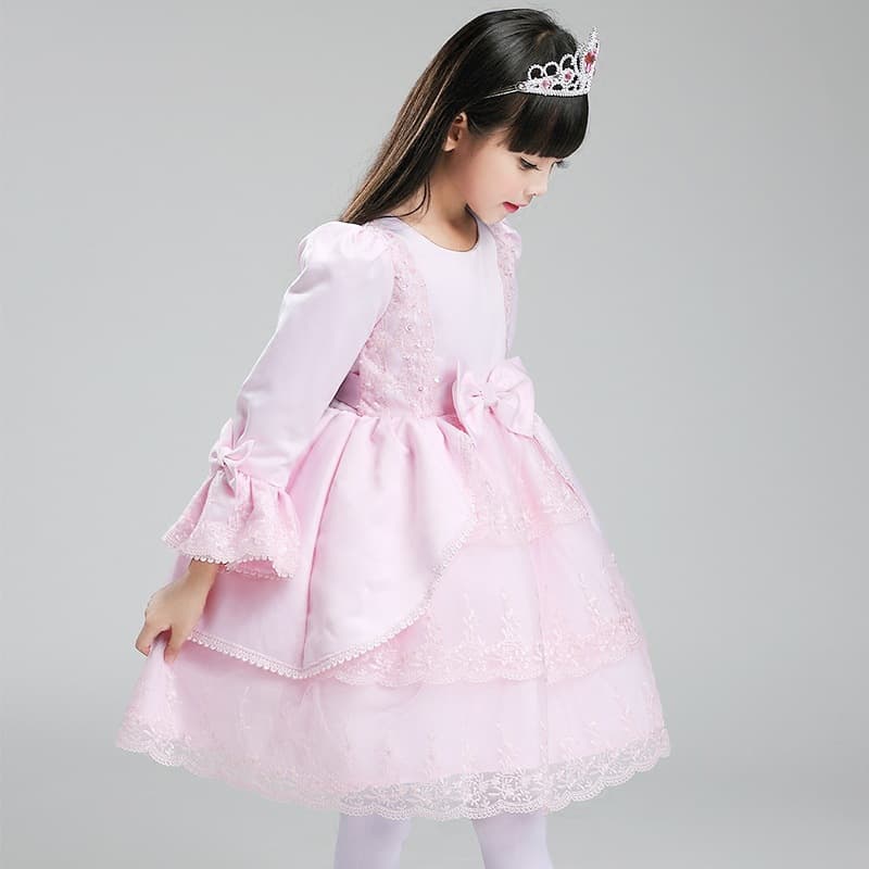 Princess dress dress host birthday catwalk performance tutu skirt lace princess style little princess girl