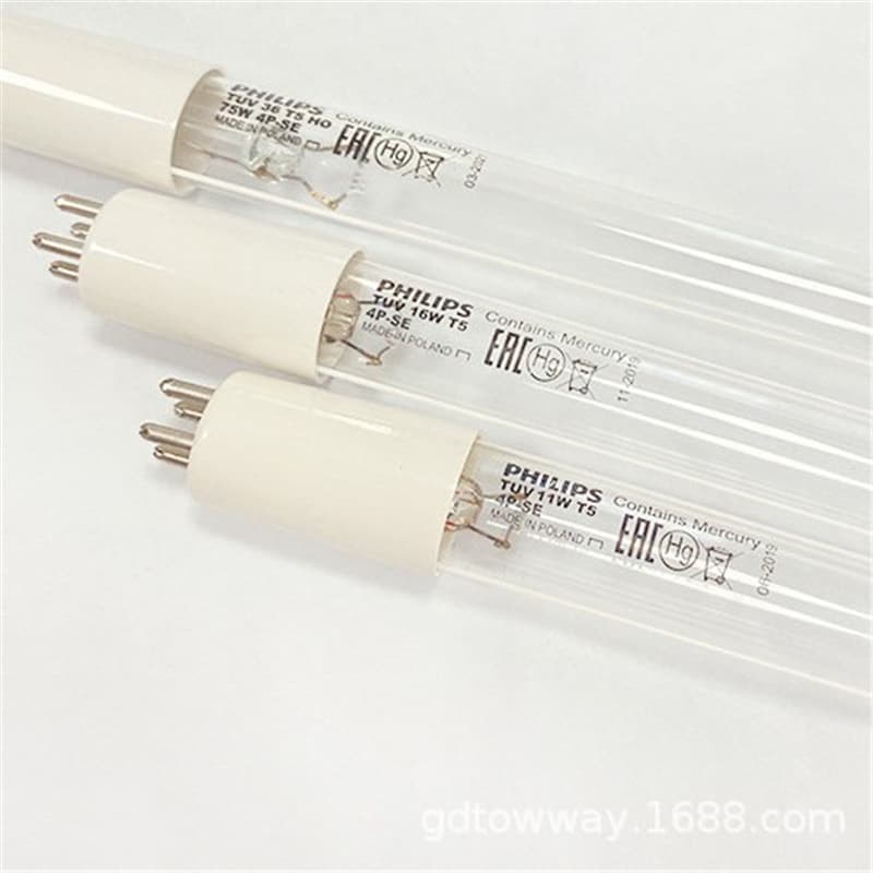 TUV11W 16W 4P-SE UV germicidal lamp tube, medical disinfection water treatment biological cabinet, four needles.