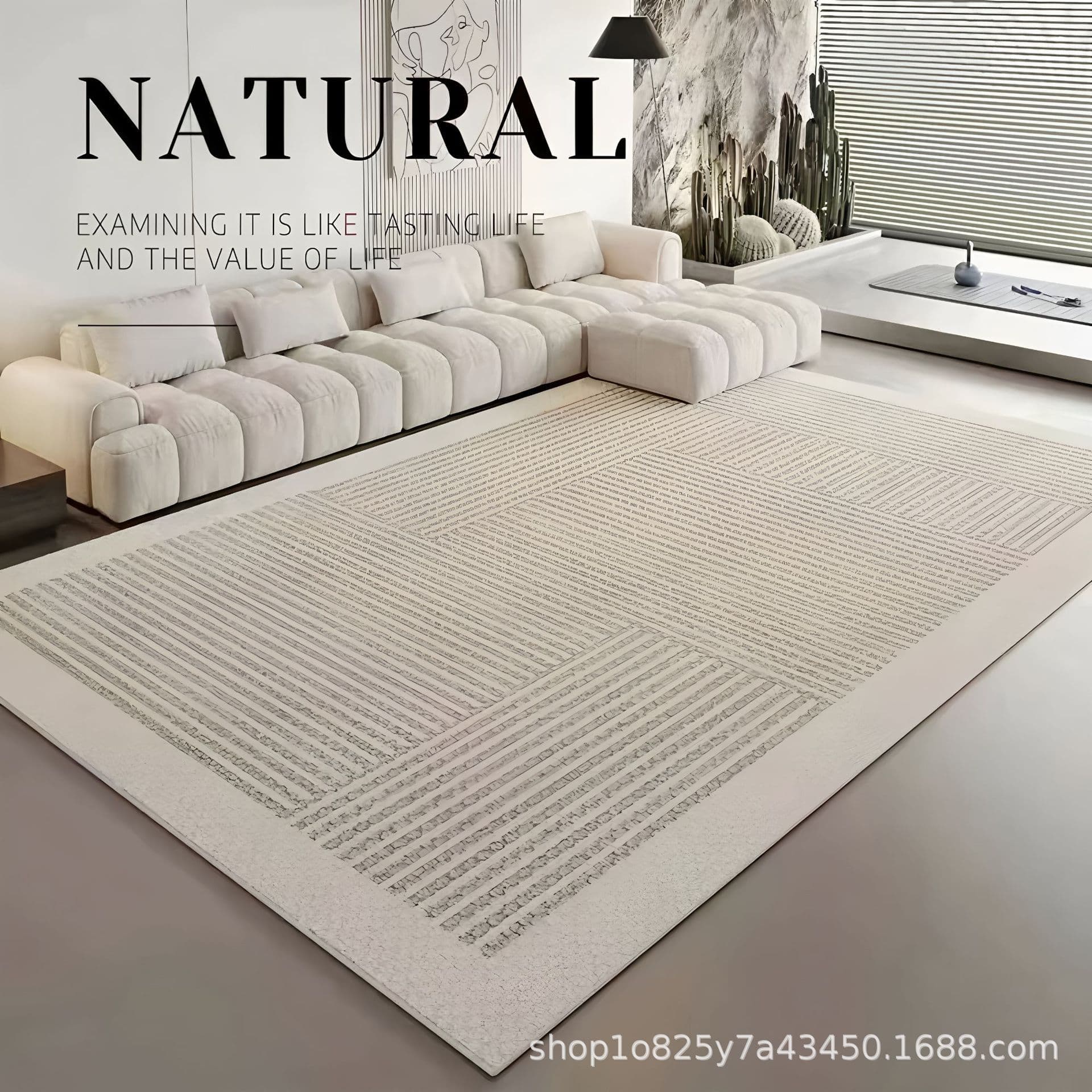 Area Rug for Living Room Sofa Coffee Table Mat Bedside Carpet Bedroom Foldable Home Floor Mat Entryway Door Mat Minimalist Dirt-Resistant