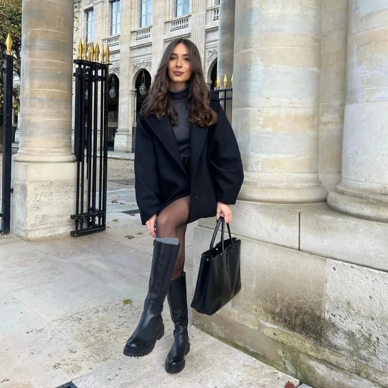 Cross-border European and American Women's Fashion AliExpress Best-selling Single-breasted Lapel Loose Wool Jacket Coat