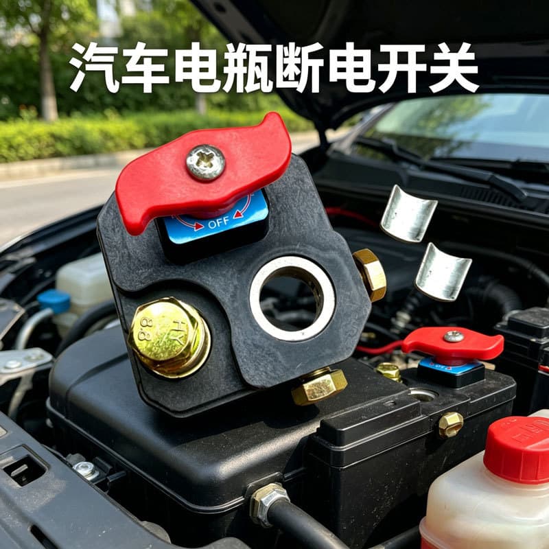 HCL car battery power-off switch pure copper thickened 12V24V power supply main switch power-off main knife gate to prevent leakage