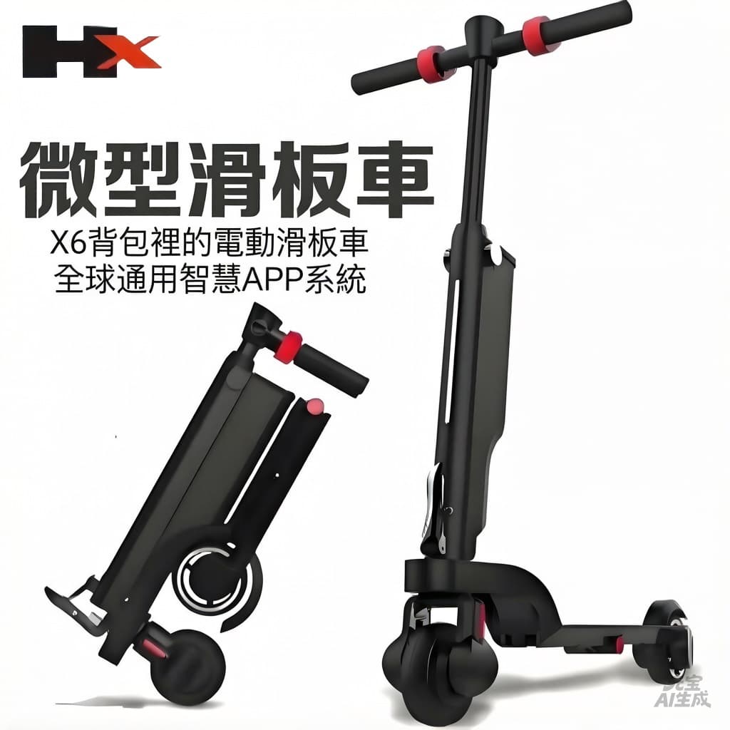 Foldable x6 electric scooter, ultralight, mini electric scooter for adults, super lightweight and portable, a must-have for commuting.