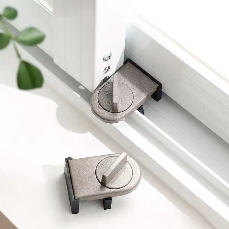 Window Stopper, Household Sliding Window Lock, Translucent Window Lock, Screen Window Fixer, Child Safety Guard