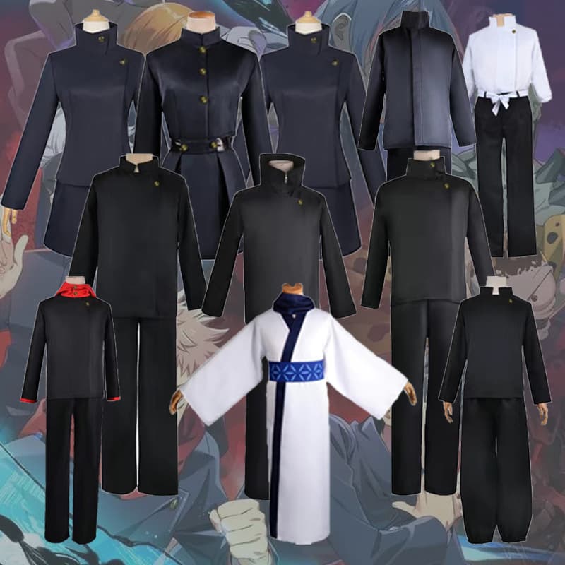 Jujutsu Kaisen Cosplay Costume - Gojo Satoru, Suguru Geto, Yuji Itadori, Shoko Ieiri, Toge Inumaki Cosplay Outfit