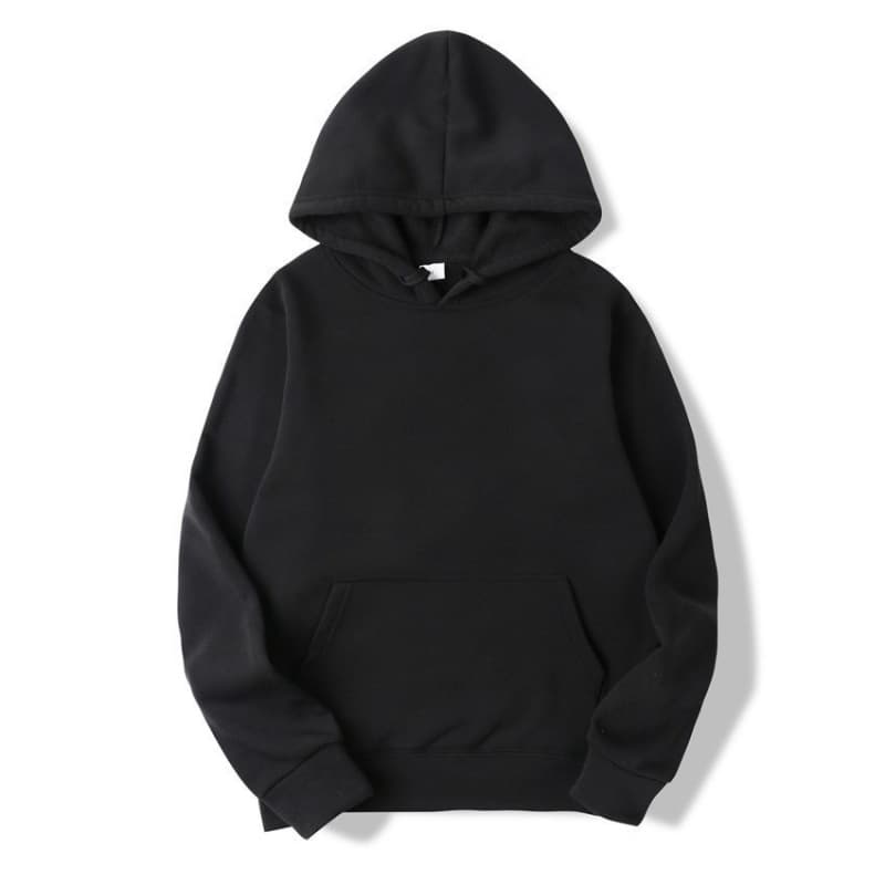 Manufacturer wholesale 220g solid color light version plus velvet sweatshirt European size supports various small label embroidery and heat transfer technology P