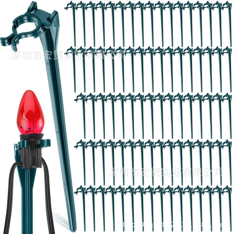 Christmas Light Poles Universal Lawn Yard Holiday C7 C9 String Lights Outdoor Lighting Frame Decorative Garden Lamp Post