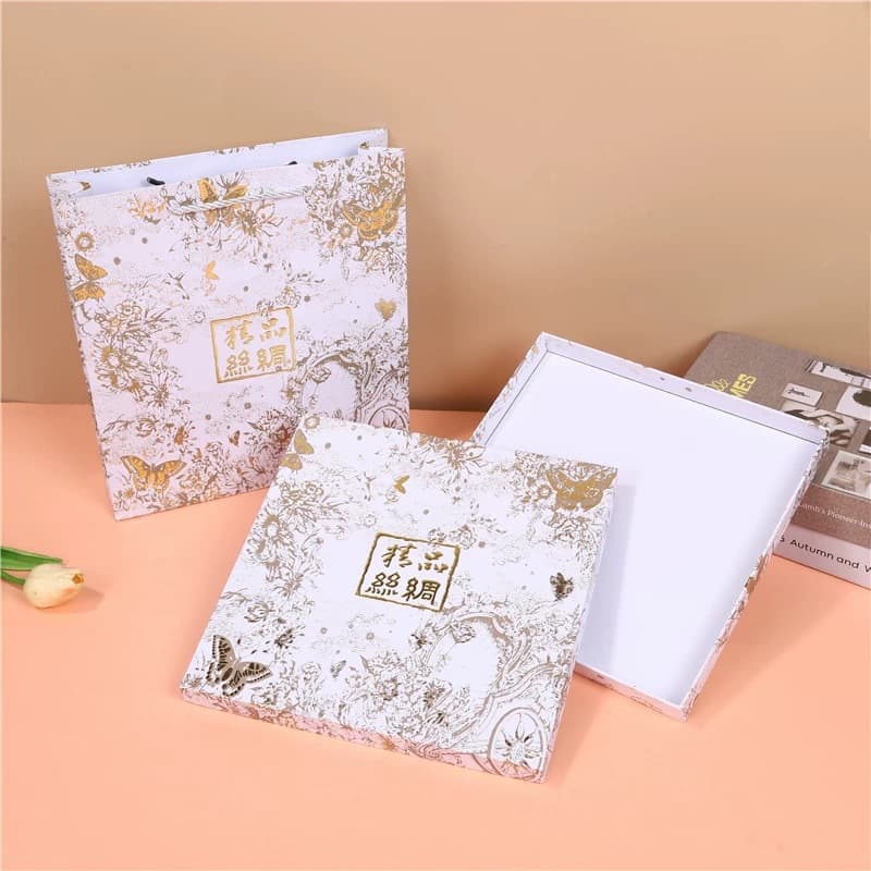 Square scarf/headscarf handbag exquisite set, high-end gift box, empty box, silk scarf, high-end gift box, birthday gift box