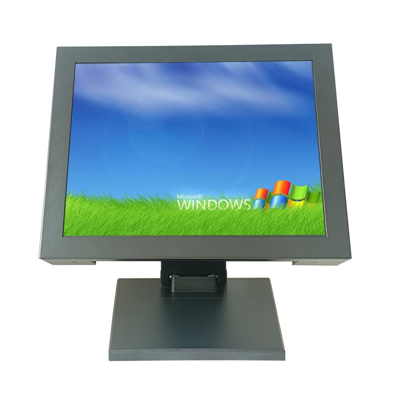 12-inch Industrial Control Monitor Resistive Capacitive Touch Screen Open Metal Shell Desktop Embedded Display