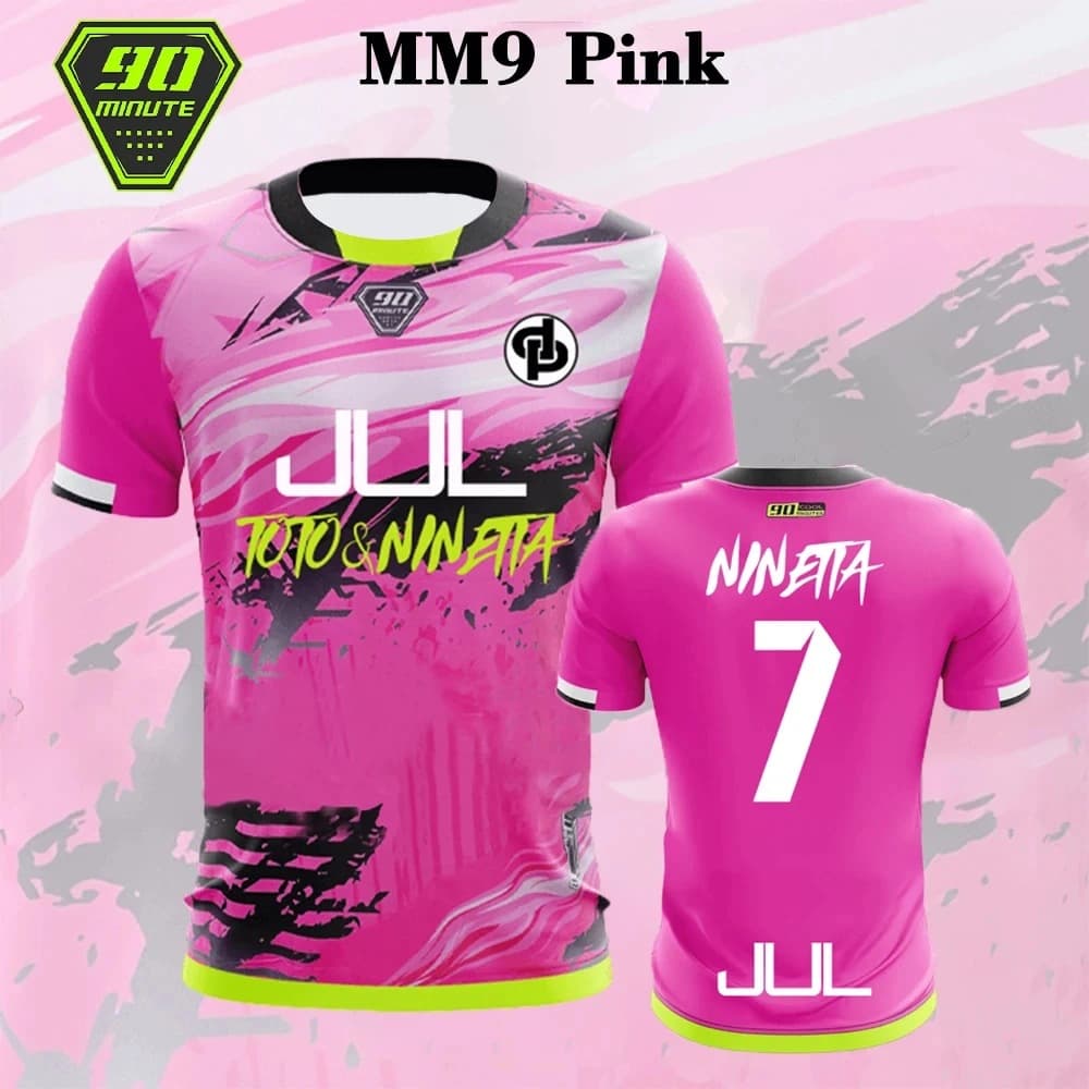 90 Minutes Series MM9 JUL Football Jersey Men's Summer Outdoor Sports Quick-Dry Jersey Fitness Training T-Shirt