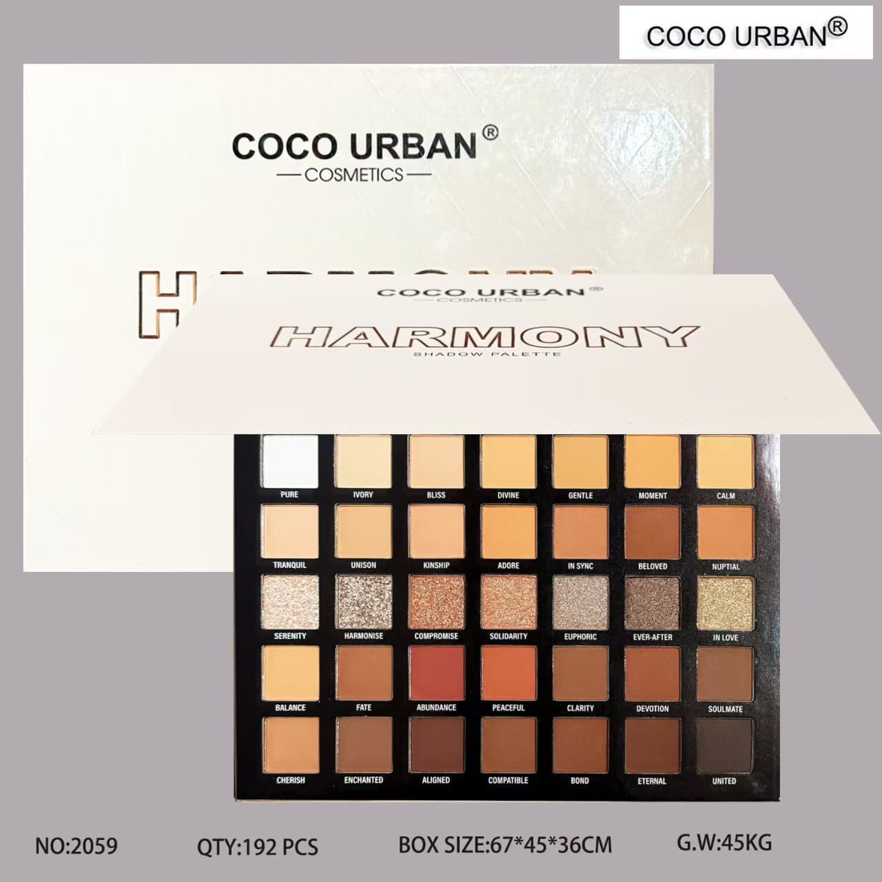 New Cross-Border 35-Color Eyeshadow Matte Shimmer Makeup Palette European and American Orange Series Black Series Vivid Stage Makeup Artist