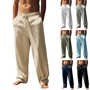 Cross-border New Independent Station Wish AliExpress TIMU Casual Pants Men's Hip-Hop Loose Breathable Sports Long Pants