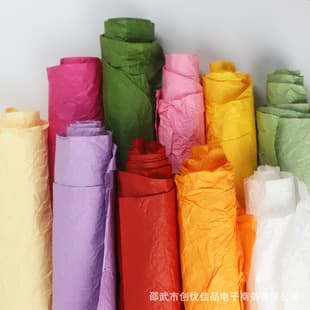 Wedding Decoration Large Paper Flowers Crepe Paper Handmade DIY Floral Wrapping Paper In Stock