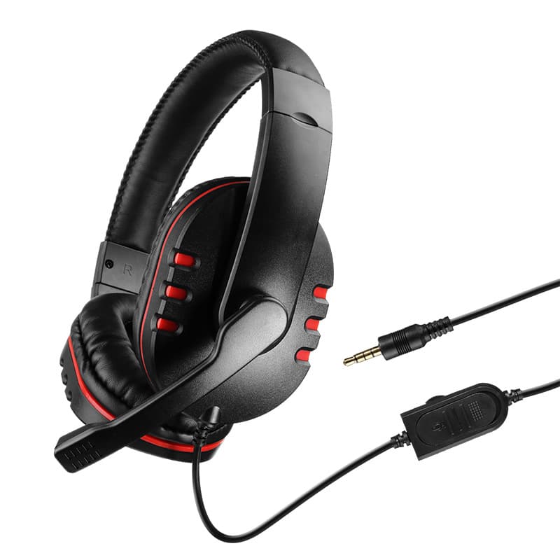 Wired Headset 7260 Overhead Computer Gaming Office Line Control Microphone Silent Batxellent Brand Headphones for Business Teaching