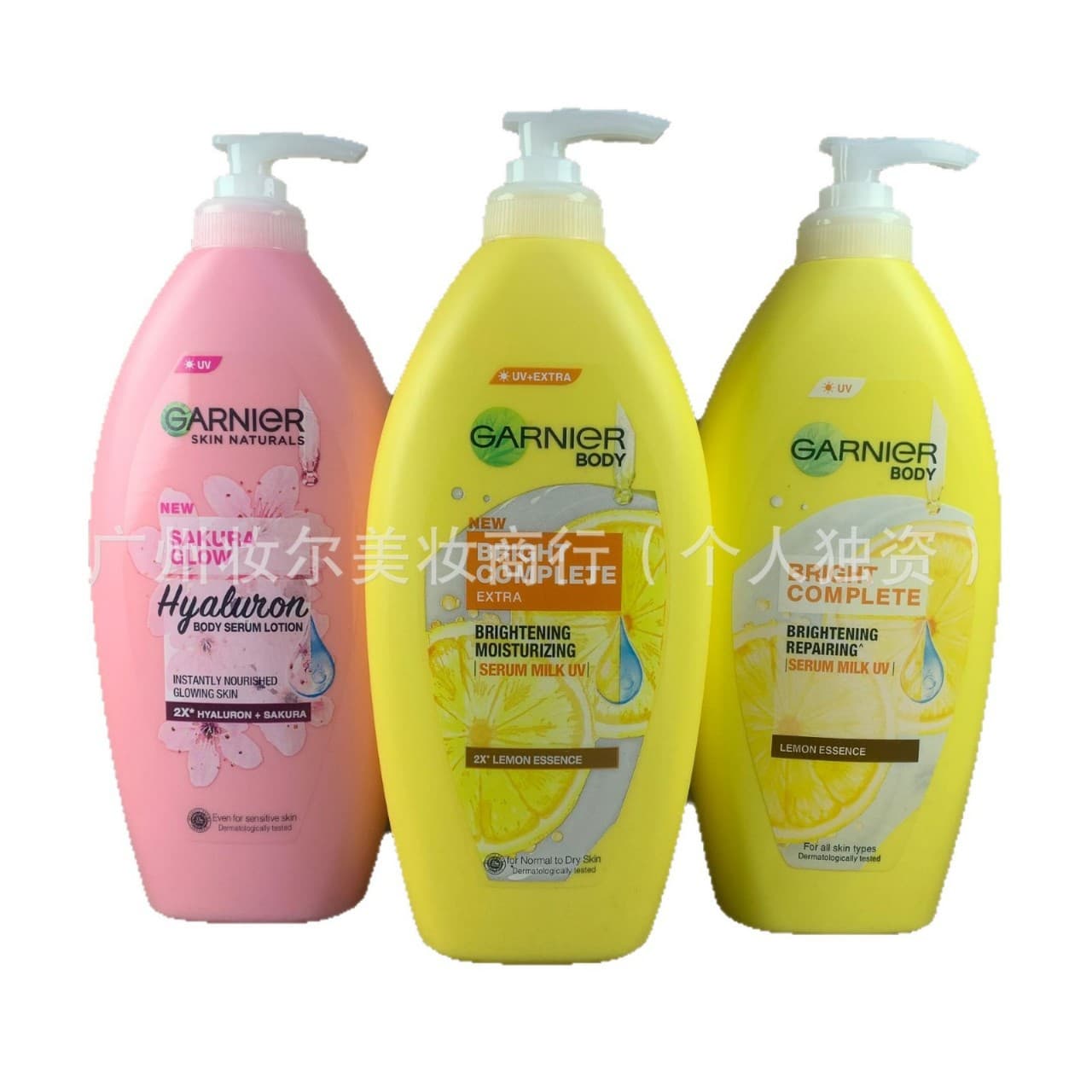 In Stock Thai Version Garnier 337 Lemon VC Niacinamide Body Lotion Garnier Hydrating Brightening Moisturizing Repair