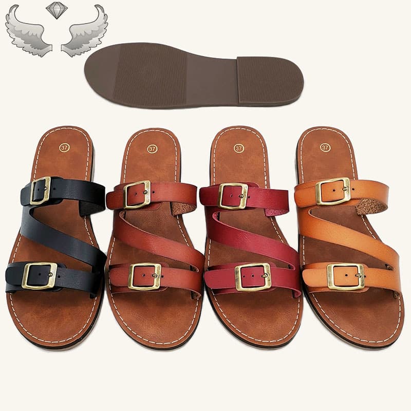 Suriname foreign trade wholesale flat slippers women's wear-resistant non-slip beach sandals Women's Slippers