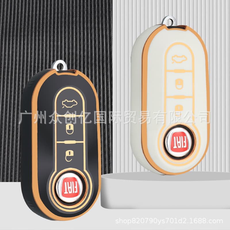 Suitable for Fiat 500 Key Cover Boyue Lingya Bravo Iveco Ousheng Tpu Soft Shell Car Key