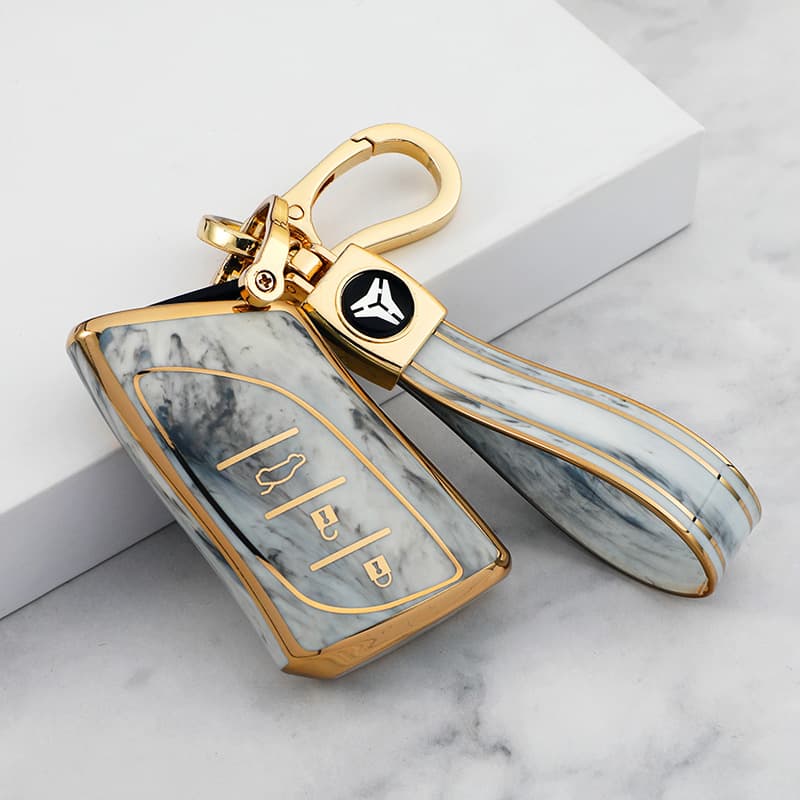 Lexus Car Key Case ES300H ES200 LS500 NX350H UX260 Imported Eco-Friendly TPU High-End Style Automobile Key Cover