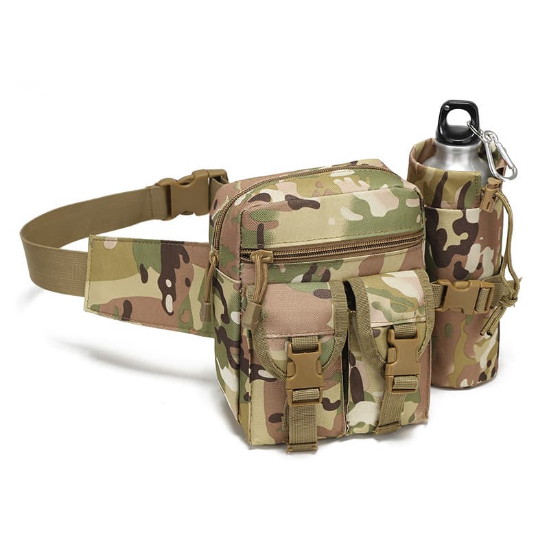 Amazon Outdoor Sports Running Waist Bag Lure Tactical Water Bottle Bag Multifunctional Phone Bag Hiking Cycling Waist Bag