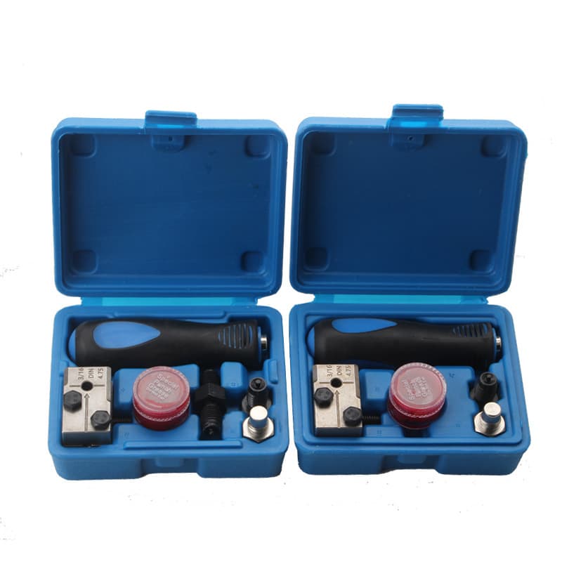 Flaring Tool Kit for Brake Lines, Oil Tubes, and AC Pipes, Mushroom Head Tools 5-Piece Set 4.75mm, Automotive Repair Combination Tool