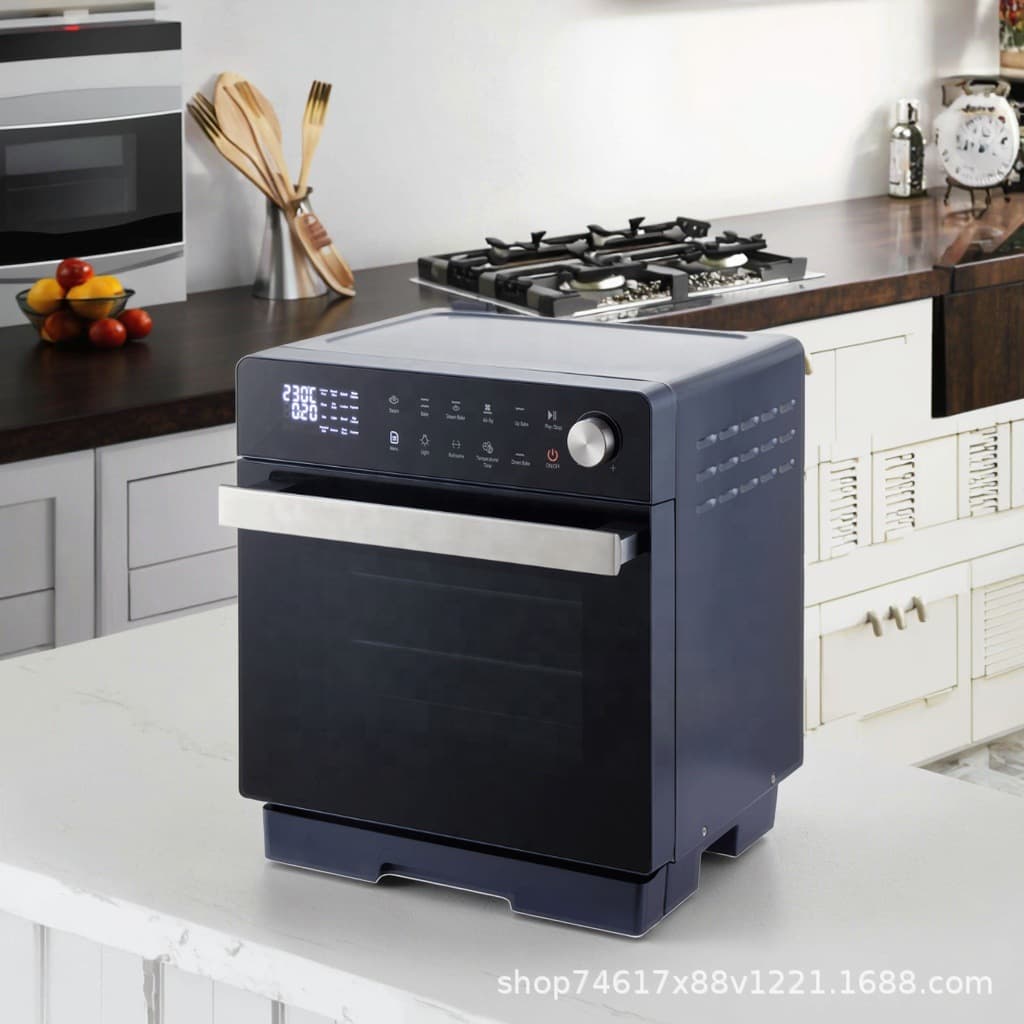 Guangding & Fulai Bear Steam Bake Fry Combo Machine, Countertop Multi-function Large Steamer Oven