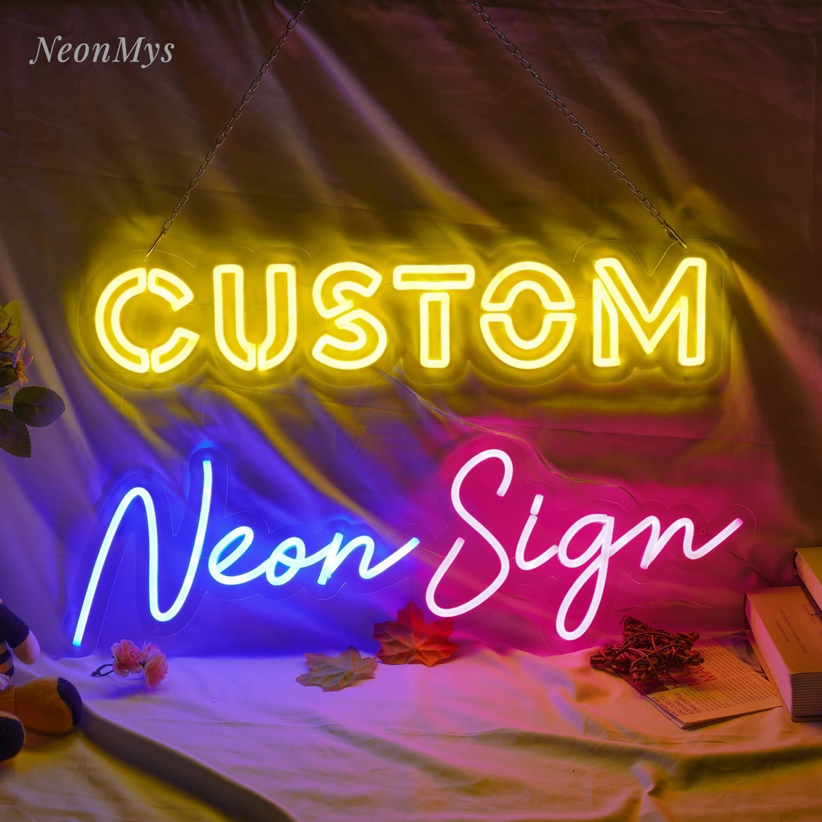 Guangzhou manufacturer neon light DIY sign indoor decoration glowing influencer creative Amazon English letter sign