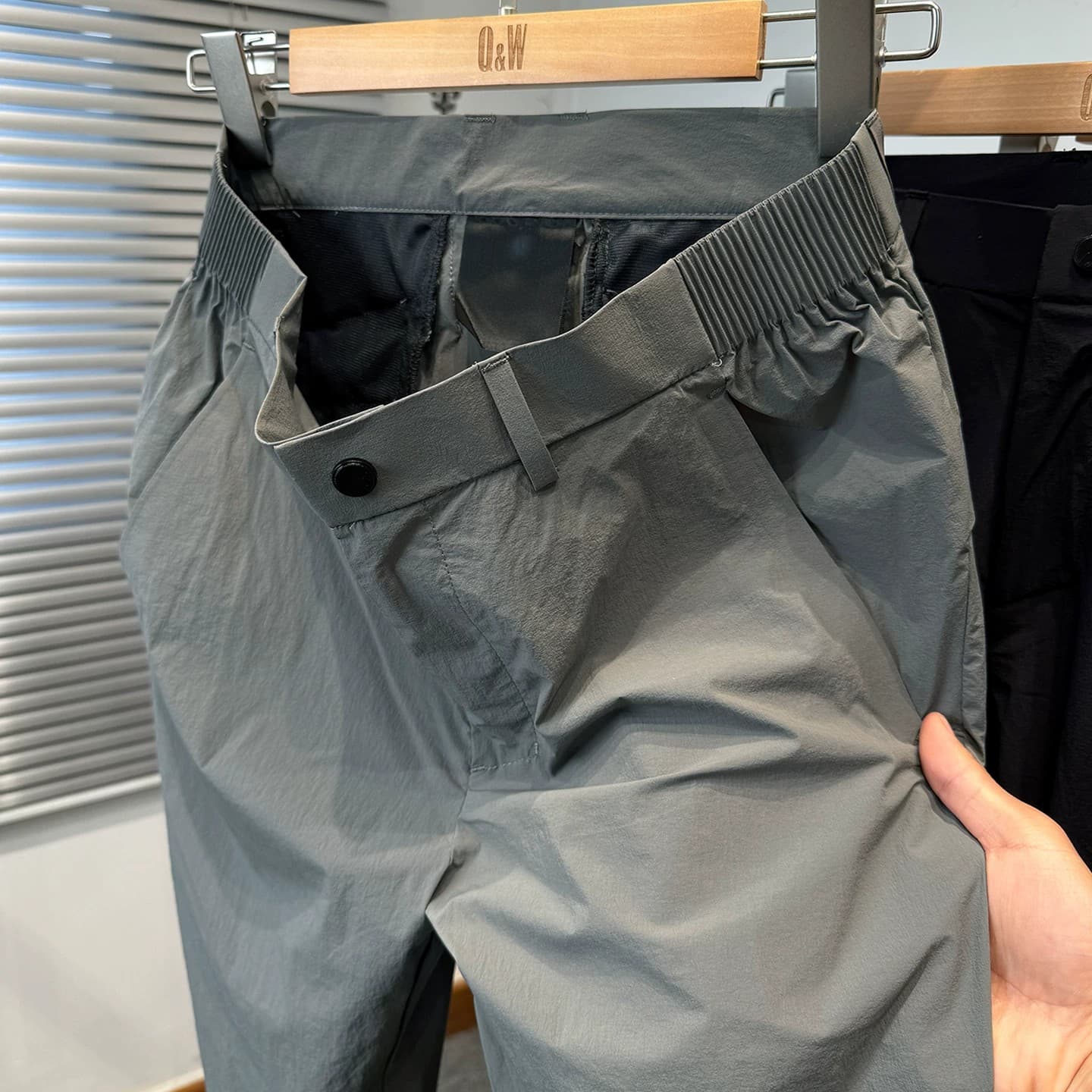 Outdoor Sports Casual Pants Men's 2026 Summer New Ice-Touch Straight-Leg Pants Middle-Aged Men Thin Long Pants