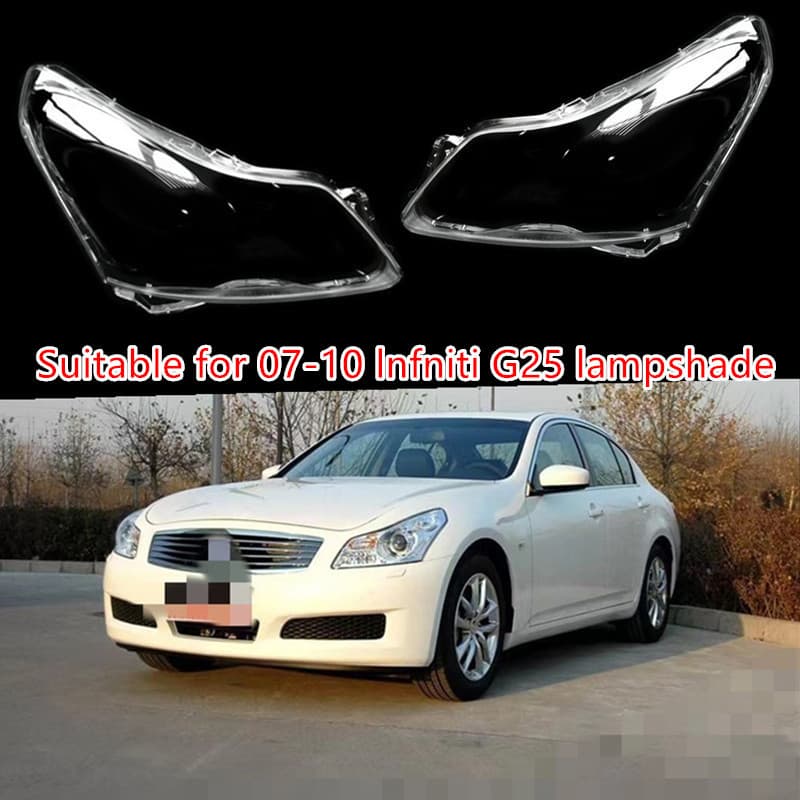 Compatible with 07-09 Infiniti G25/G37/G35 Headlight Lens Clear Headlight Cover Headlight Lens Cover