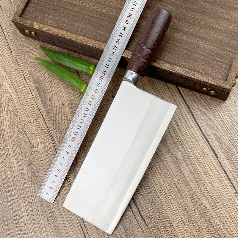 Tri-ply steel 9CR18 Sang slicing knife, sharp high-hardness chef's knife, stainless steel kitchen tool, Yangjiang hand-forged