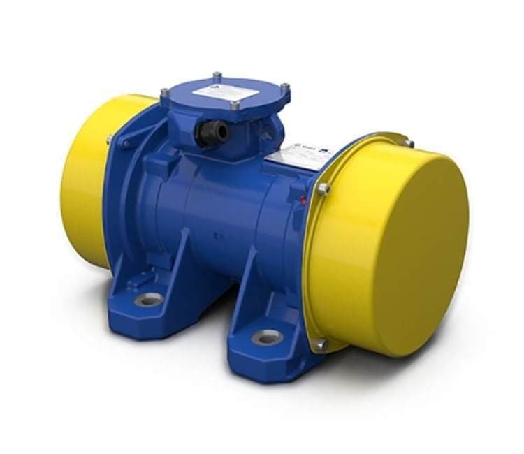 OLI S.p.A. VISAM series vibration motors for vibrating feeders, compaction tables, casting shakeouts, etc.