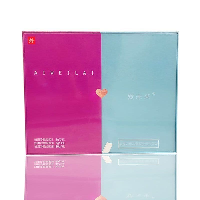 Genuine Aiweilai Private Care Gel Aiweilai Ying4 Jia Private Care Kit Vaginal Care WeChat Business Same Style