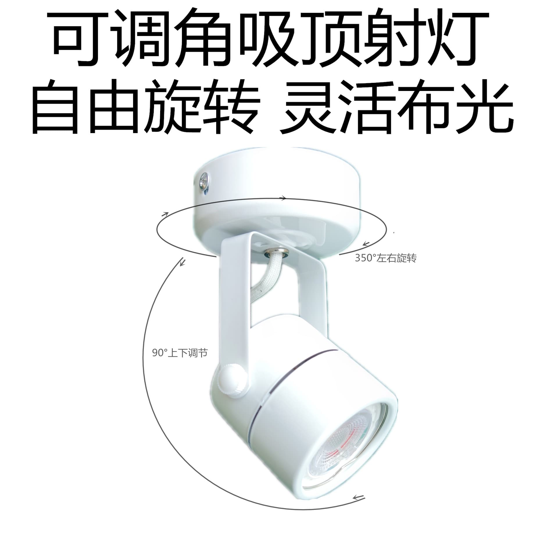 Classic Brand, Round Head LED Ceiling Light, Dimmable, Suitable for Exhibition Halls, Hotels, Courtyards, etc.