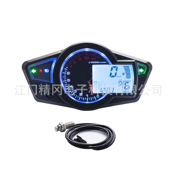 Popular modified export digital instrument LCD large-displacement digital gauge with specified bracket - 11 turns