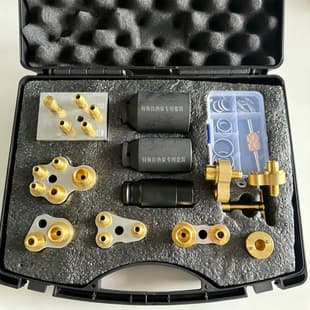 Tesla Model 3/Y Heat Pump Cleaning Leak Detection Tool, Pressure Test Leak Detection Connector, Heat Pump Repair Multifunctional Tool