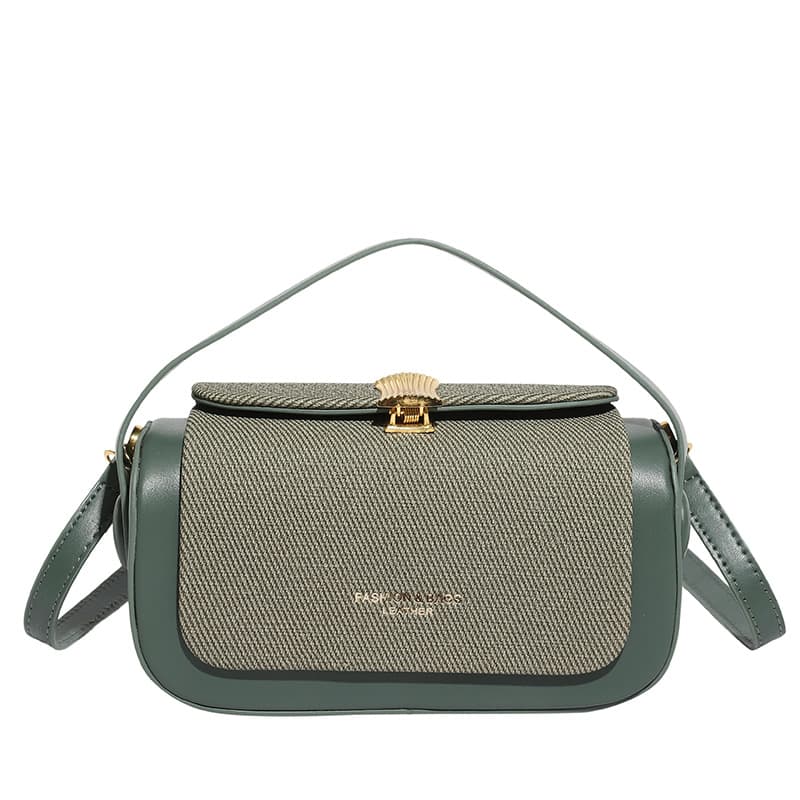 Premium Vintage Luxury Box Bag for Women 2025 New Trendy Contrast Color Shoulder Crossbody Bag Commute Small Square Bag
