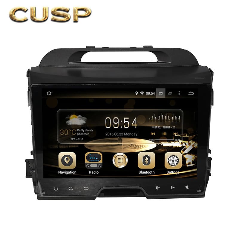 9-Inch Sportage 2010 Android Navigation Intelligent In-Dash High Definition Screen Audio Video Car GPS Integrated Machine